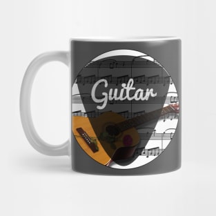 Acoustic Guitar Pick Mug